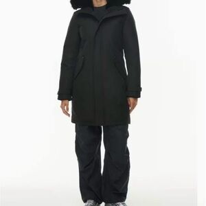 Aritzia Black Puffer Coat